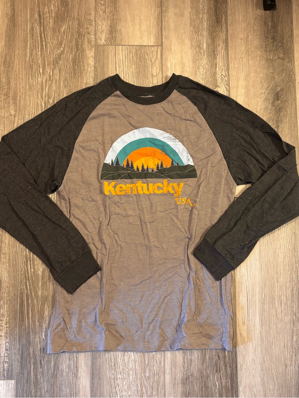 🌲Home Free🌲Kentucky Longsleeve Baseball Tee